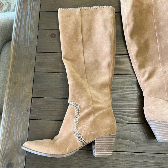 Sole Society Alexis tall boot in walnut colored - leather - Picture 5 of 14